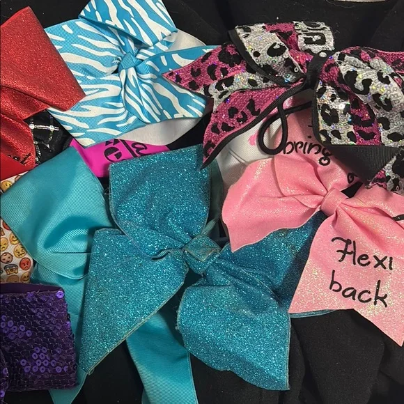 Colorful Cheer Bow Set - Picture 2 of 2
